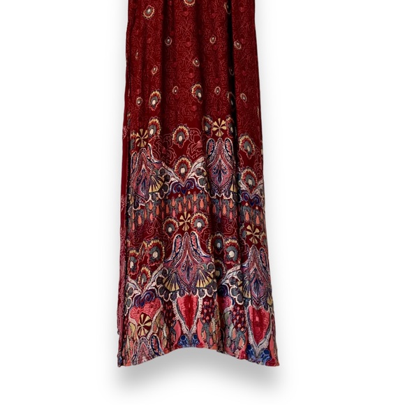Free People Long bohemian printed vest, size small Beautiful design! - Picture 14 of 15
